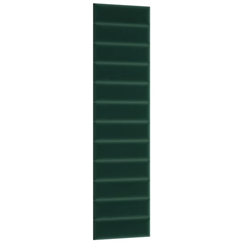 Quadratta 50x240 kárpitozott panel, sötétzöld