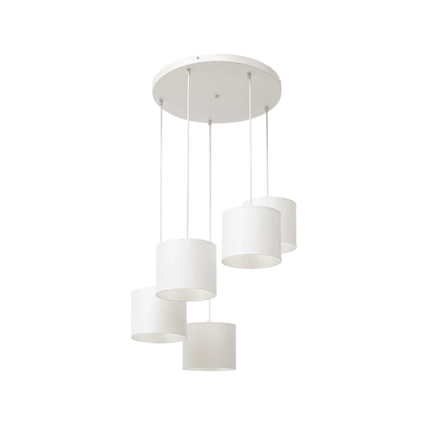 Vespillo, 58x58x115cm függesztett lámpa, Fehér