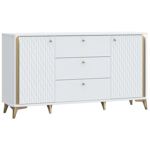 Forrest hills komód fehér+arany fthk232b-m841