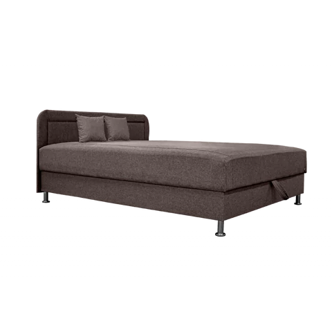 ÁRKÁD Klasszikus franciaágy, barna (160 cm)