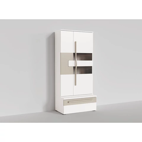 Elegance nappali bútor - Komód vitrines szekrénnyel - A modul