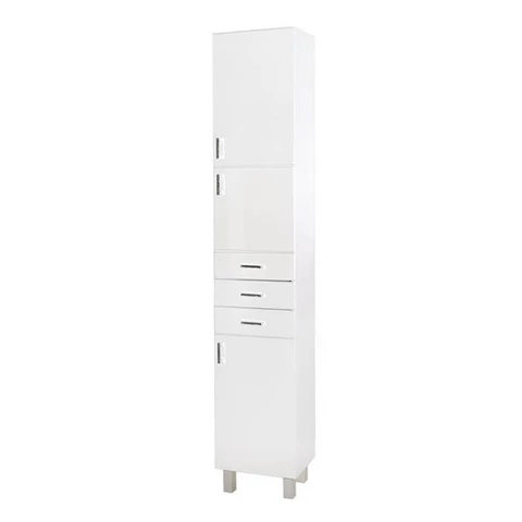 Viva STYLE fürdőszobai ÁLLÓSZEKRÉNY 192 magas POLCOS - JOBBOS - 35 x 28 x 192 cm