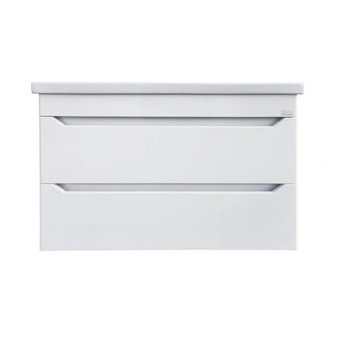 TMP SHARP 80 fali fürdőszobabútor Sanovit SOFT - 13080 porcelán mosdóval - 80 x 45,5 cm