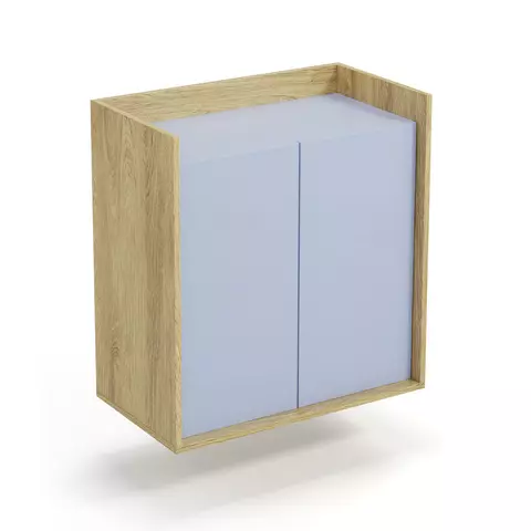 MOBIUS szekrény 2D szín: hikora tölgy/világoskék