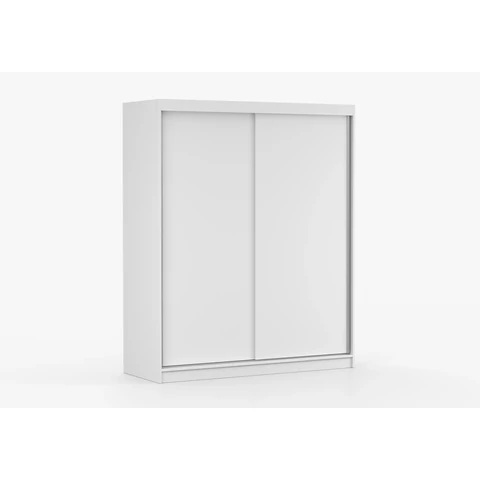 Bono 04 Gardrób 160 cm | Fehér | Fehér