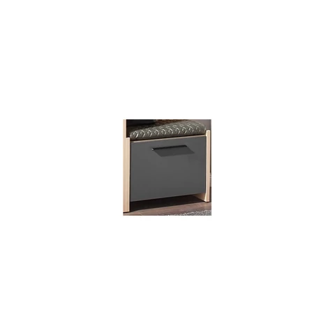 SOLARIS mini komód 60 cm világos tölgy-grafit