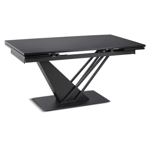 REX Kihúzható Asztal 160-220 cm MDF Fekete