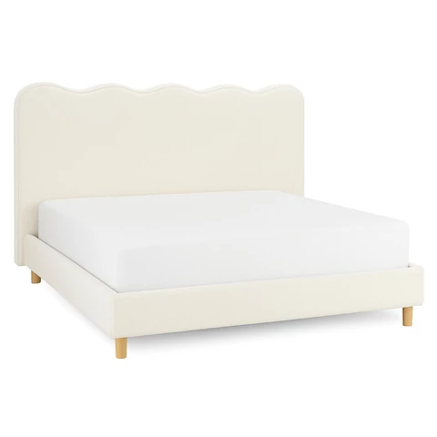 Ágy 180x200 IZMIR krémszínű Boucle