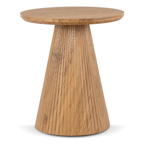 RANT Kerek Dohányzóasztal 50 cm Tölgy