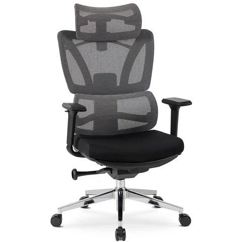 DELSIN ergonomikus fekete forgószék