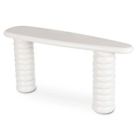 Gaston, fésülkedőasztal, fehér, MDF