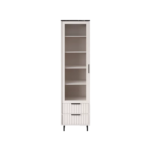 Fresko vitrines szekrény kasmir- sötét márvány Reg1w2s
