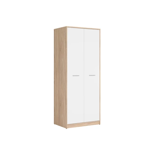 Nepo SZF2D gardróbszekrény sonoma/fehér
