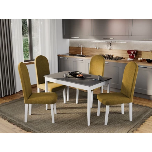 Elegáns kerti szék mustard színben