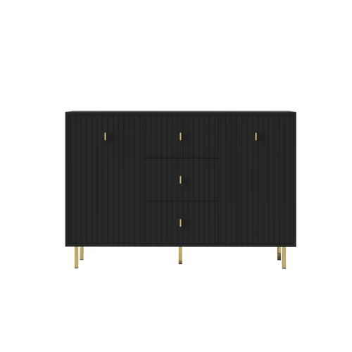 Piano komód 2D3S fekete