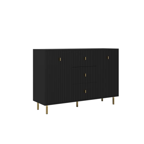 Piano komód 2D3S fekete