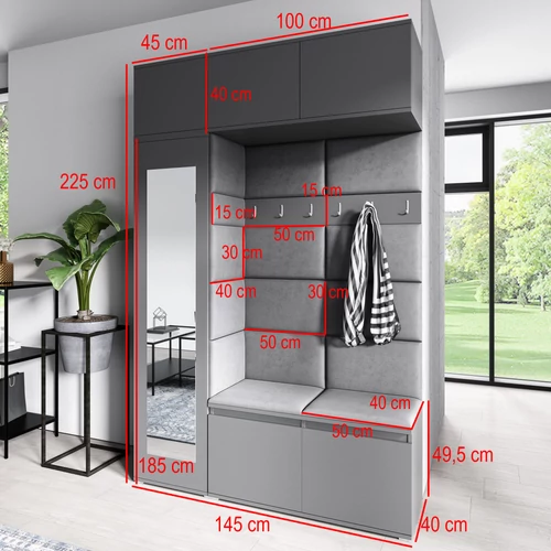 Elegáns Blum 21 design a nappalihoz