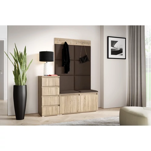 Emi 34 kárpitozott előszobafal tükörrel