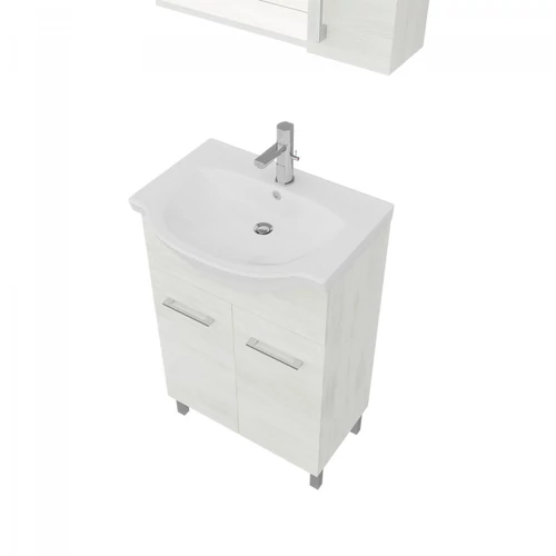 Elegáns kétajtós design polcokkal