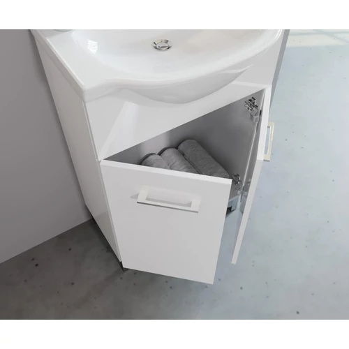 Smart 55cm-es kétajtos fürdőszobaszekrény