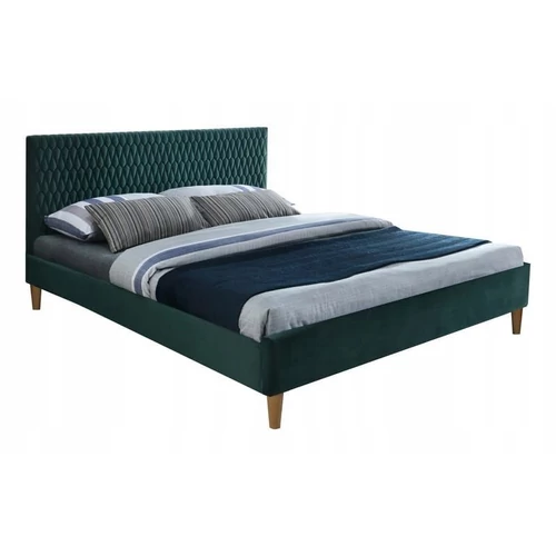 AZURRO VELVET ágy 180x200 zöld BLUVEL 78