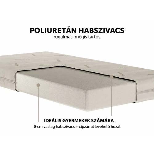 Conforto Plus hipoallergén 140x70 cm gyerekmatrac – 10 cm