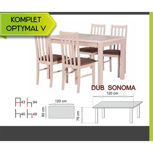 Optymal V. étkezőgarnitúra