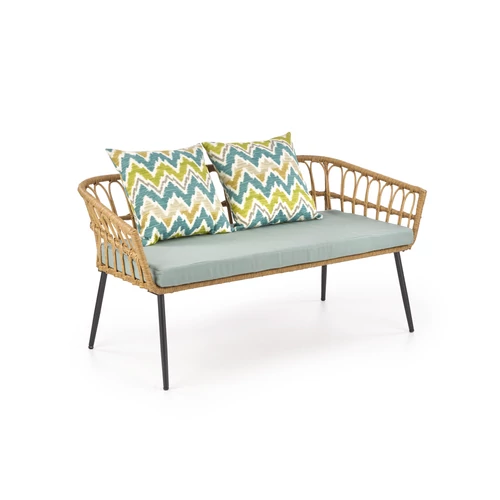 Gardena 2s rattan kanapé