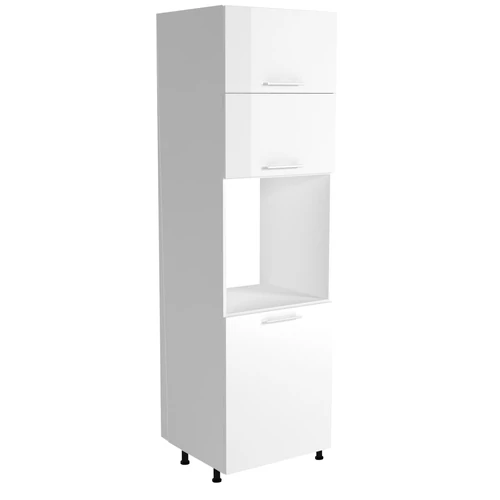 Vento dp-60/214 szekrény magasfényű szürke
