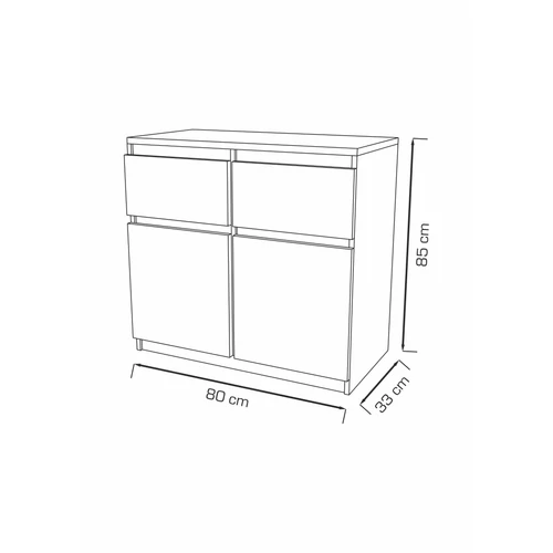 Modern design  fehér színben.