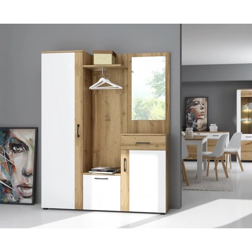 TRIO előszobabútor  artisan fehér színben