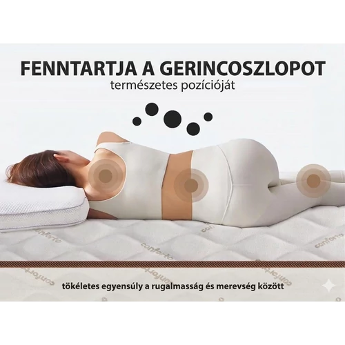 Conforto Memory hipoallergén 160x200 cm memóriahabos matrac – 19 cm