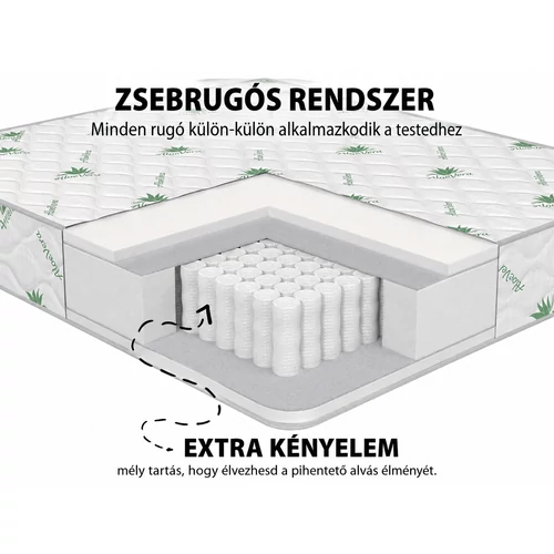 Conforto Pocket Lux táskarugós 160x200 cm matrac – 26 cm