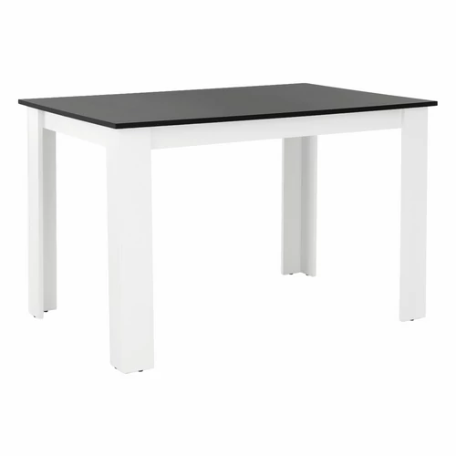 Étkezőasztal fehér fekete 120x80 KRAZ