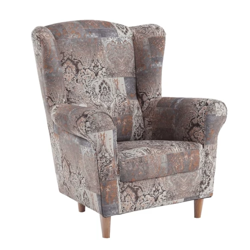 Fotelszövet vintage barna 1026 Charlot