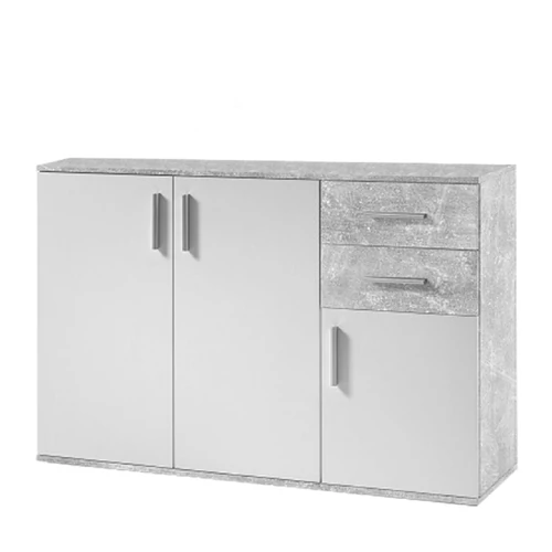 Komód fehér beton POPPY 2