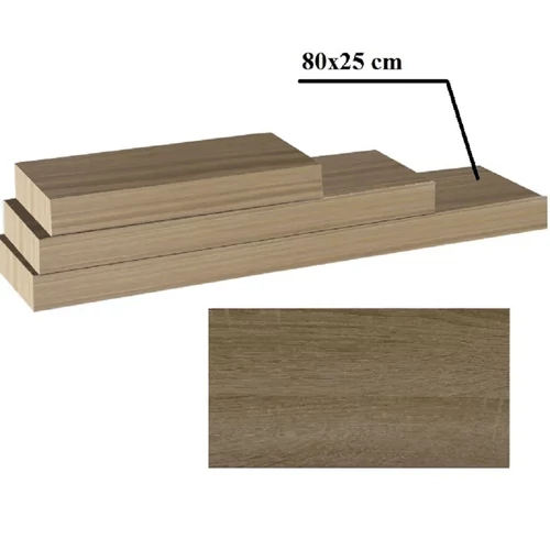 Polc tölgy trufla 80x25 GANA FY 11044-4 80