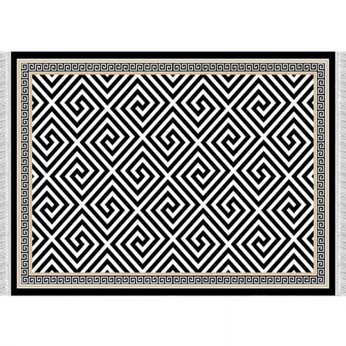 Szőnyeg fekete-fehér minta 80x150 MOTIVE
