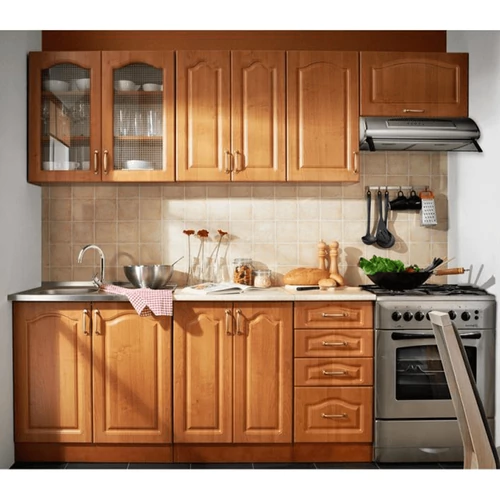 Alapkonyha 24 m égerfa LORA MDF NEW KLASIK