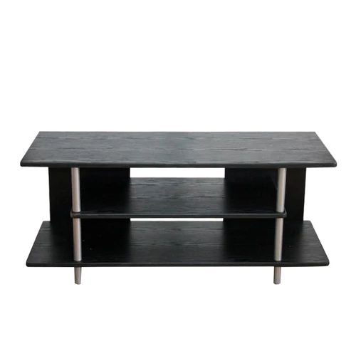 TV asztal fekete ezüst QUIDO