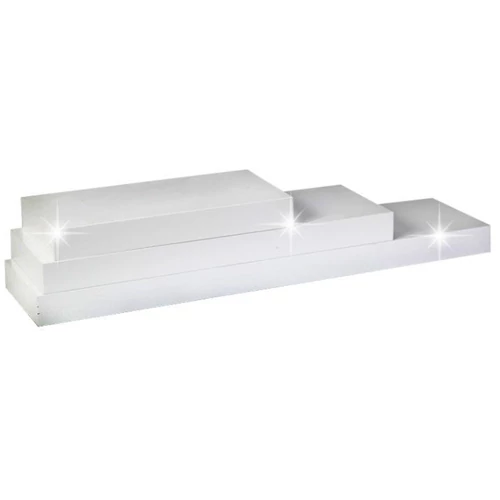 Polc fehér fényes 120x25 GANA FY 11044-1