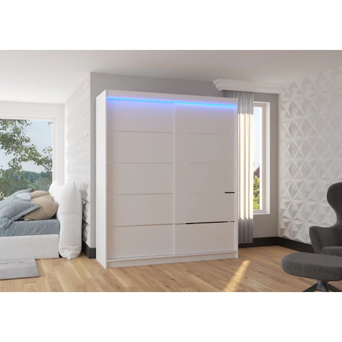 LED világítással ellátott tolóajtós szekrény SPECTRA 180