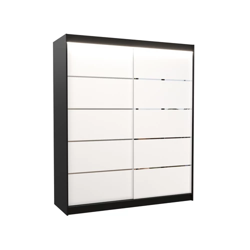 SPECTRA 180 LED szekrény fekete-fehér