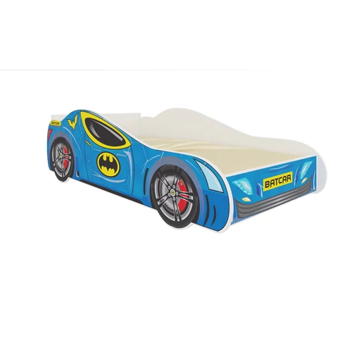 Kék Batcar matracos ágy