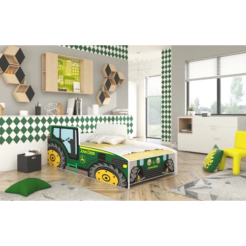 TRACTOR GREEN matraccal 160x80 ágy
