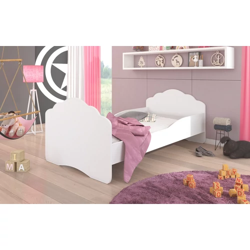 Fehér CASIMO matracos ágy 160x80