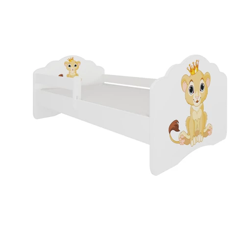 CASIMO LION fehér ágy matraccal