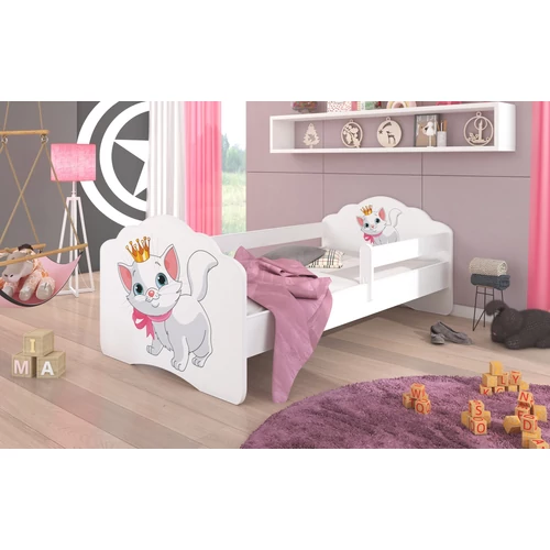 Ágy matraccal és korláttal CASIMO CAT 160x80
