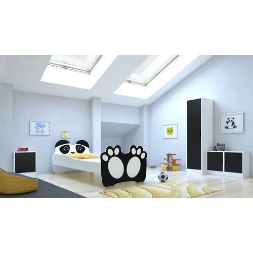Ágy matraccal BEAR BLACK 140x70