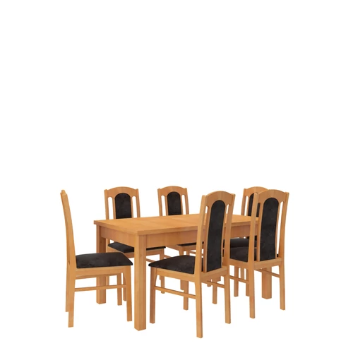 Modern asztal szett üvegfűzős kivitelben
